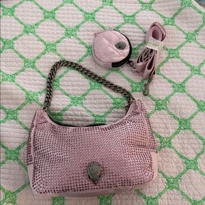Kurt Geiger Pink Rhinestone Bag